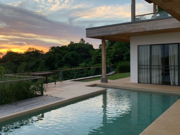 Modern villa with oceanview in Nosara
