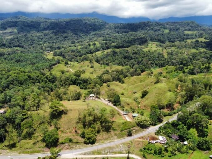 Huge terrain with 5 houses near Golfito